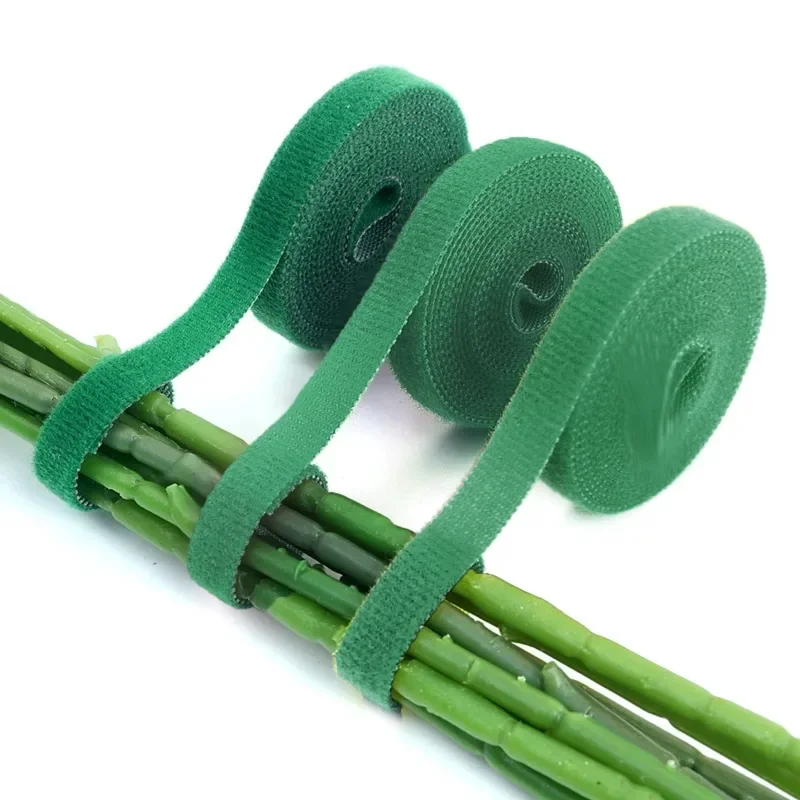 Gear Tie Reusable - Dasi Kabel Nilon Tanaman Berperekat Hijau