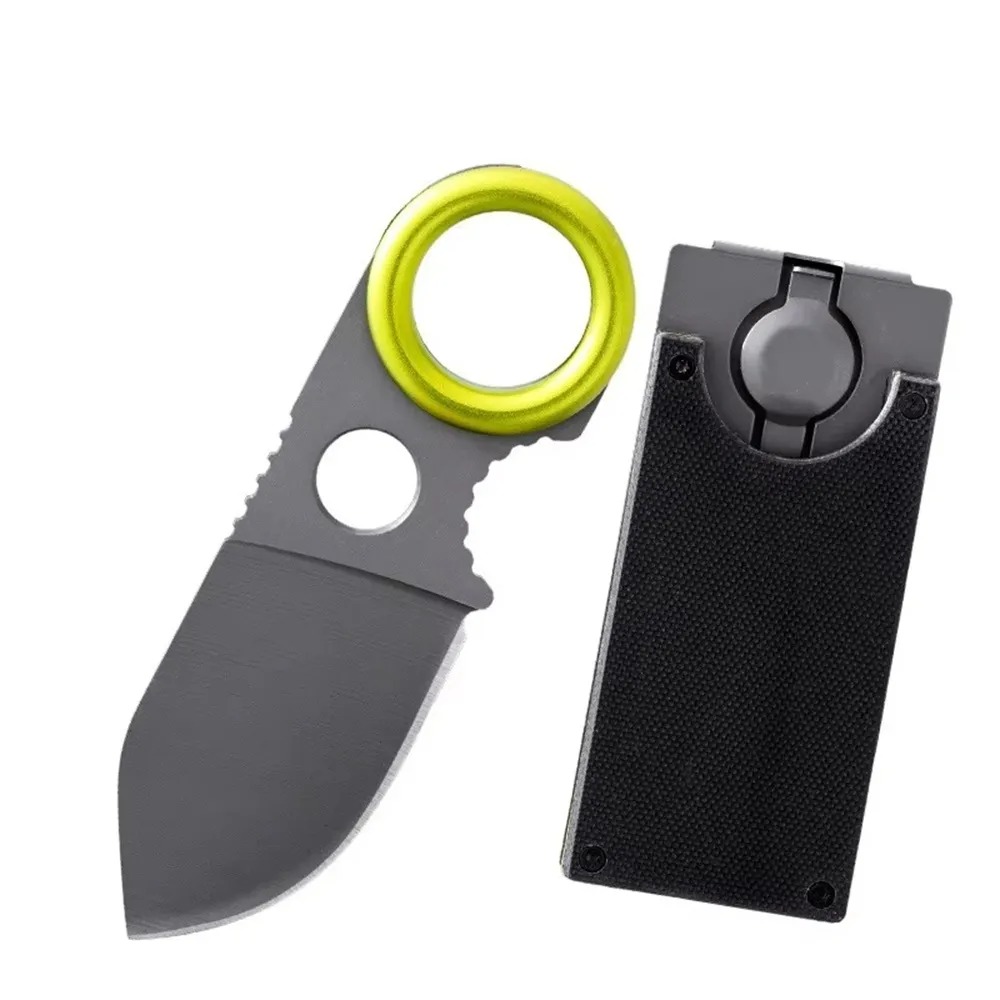 Edc Carry Pocket Knife - Pisau Lipat Mini EDC Ring Fixed