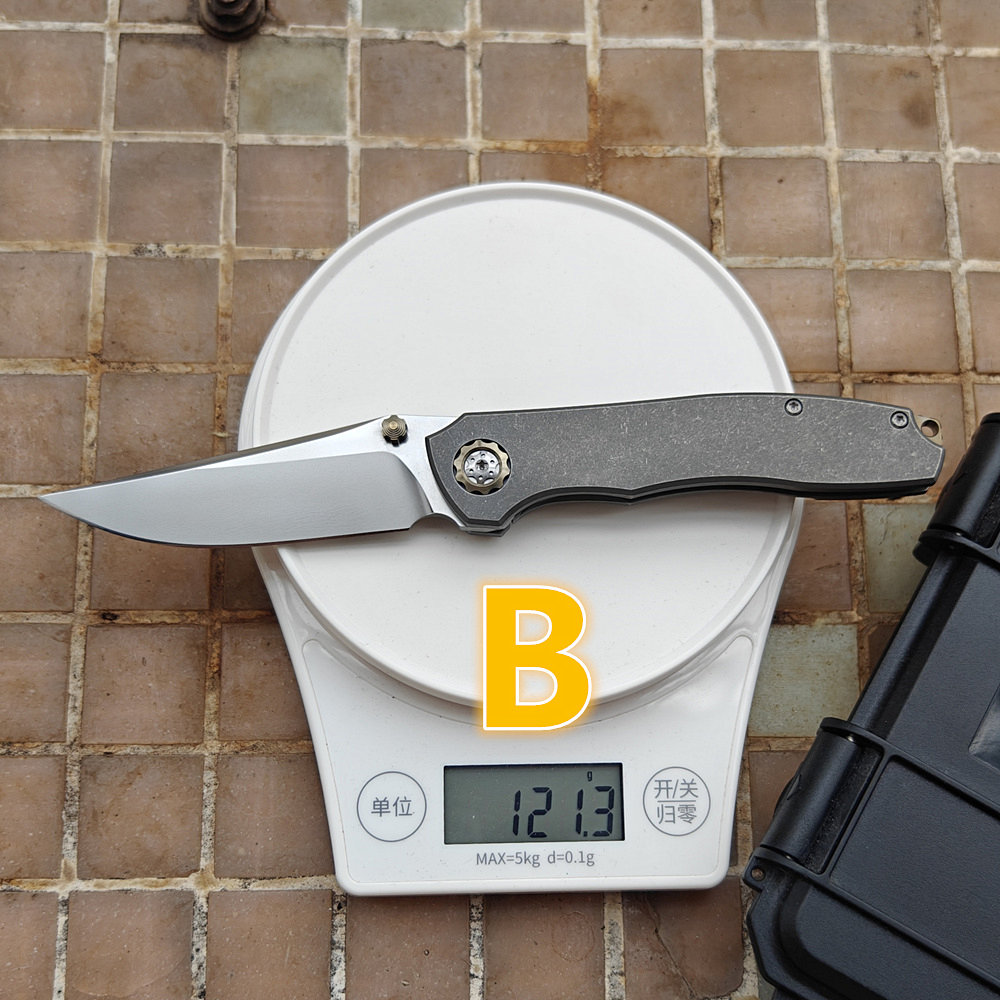 Pocket Knife Ceramic - Kody Eutsler DUK JUFULE Pegangan Titanium