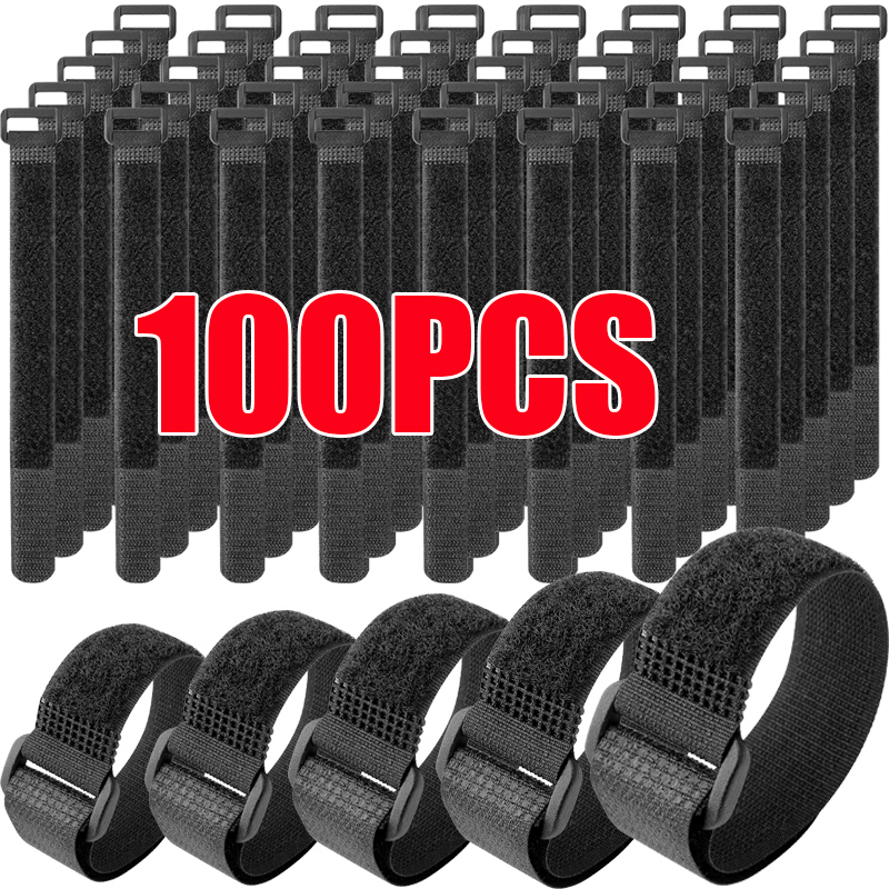 Gear Tie Reusable - 10-100 Buah Pengikat Kabel Nilon Dapat