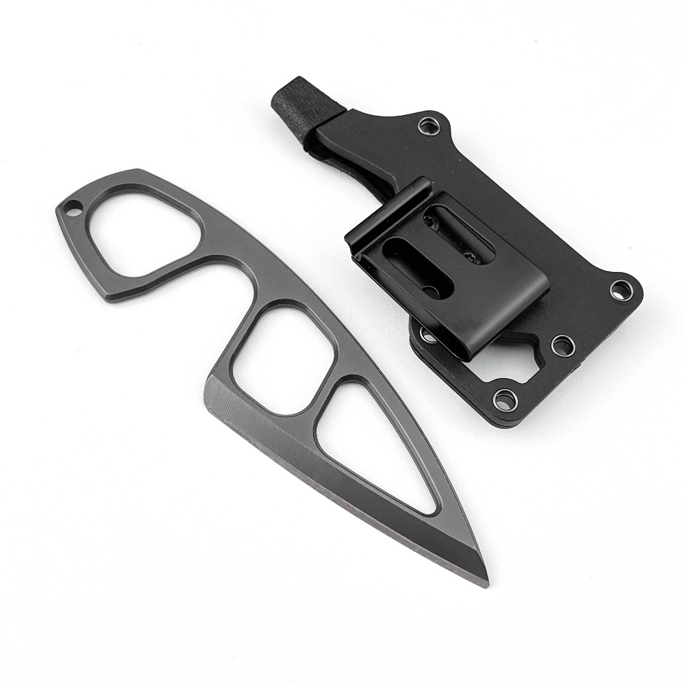 Edc Fixed Blade Deep Carry - Pisau Lipat EDC Portabel dengan Gagang