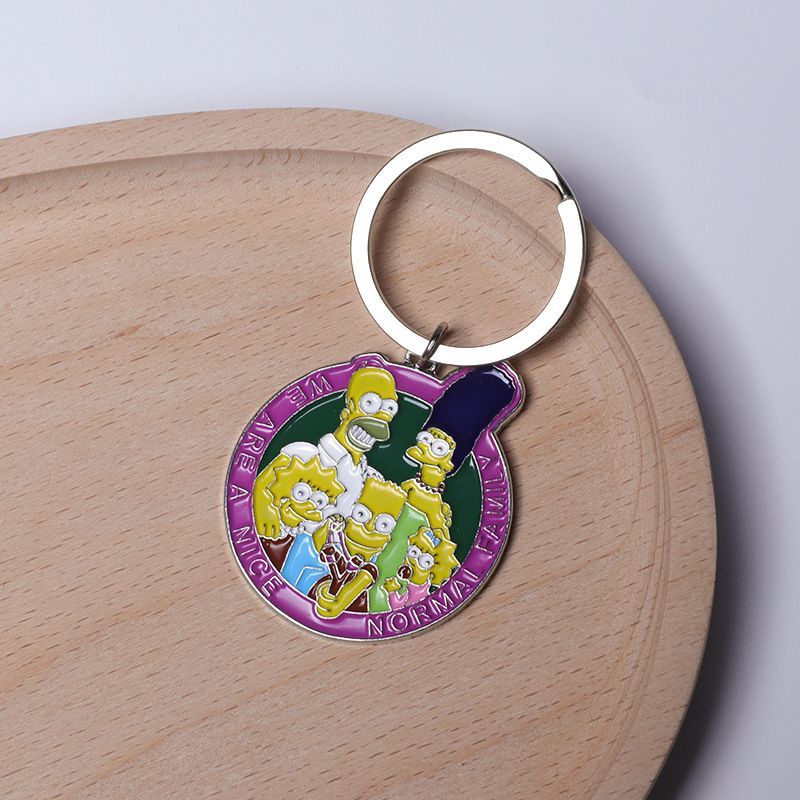 Carabiner Keychain - Gantungan Kunci Anime The Simpsons Liontin