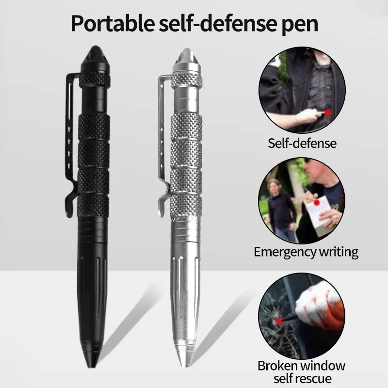 Pen Tactical Glass - Pena Taktis Multifungsi Pertahanan Diri Darurat