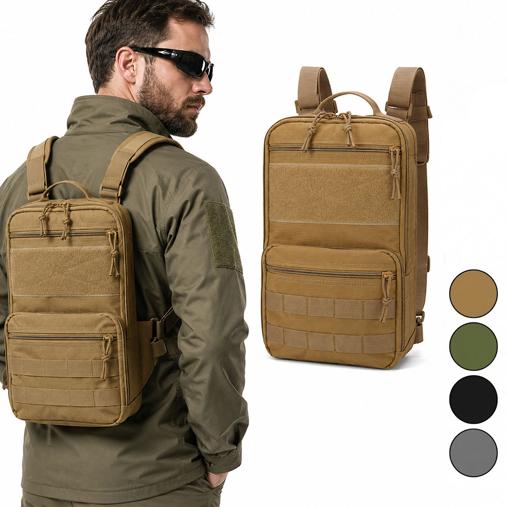 Edc Carry Kit - Ransel Taktis MOLLE Tahan Air, Dapat