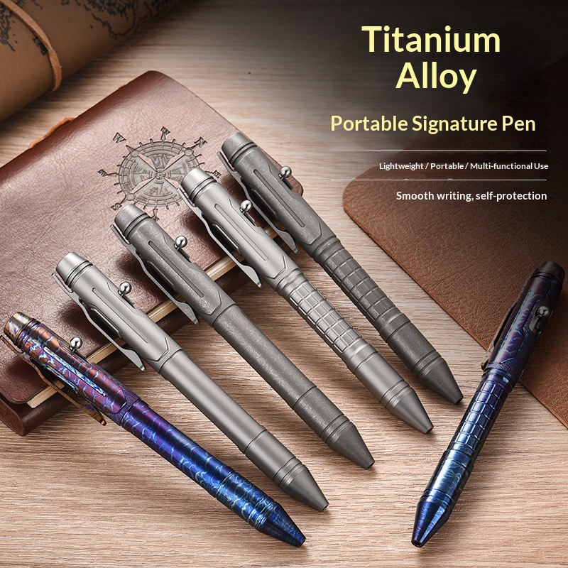 Pena Taktis EDC dari Paduan Ti - Pen Tactical Glass ulasan dan harga