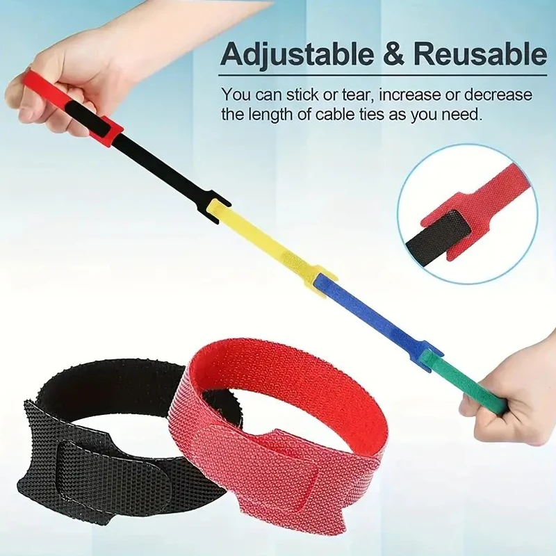 50 Buah Tali Pengikat Kabel Ka - Gear Tie Reusable ulasan dan harga