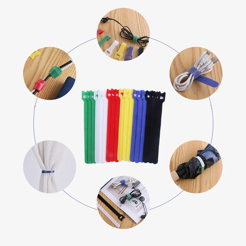 50 Buah Tali Pengikat Kabel Ka - Gear Tie Reusable ulasan dan harga
