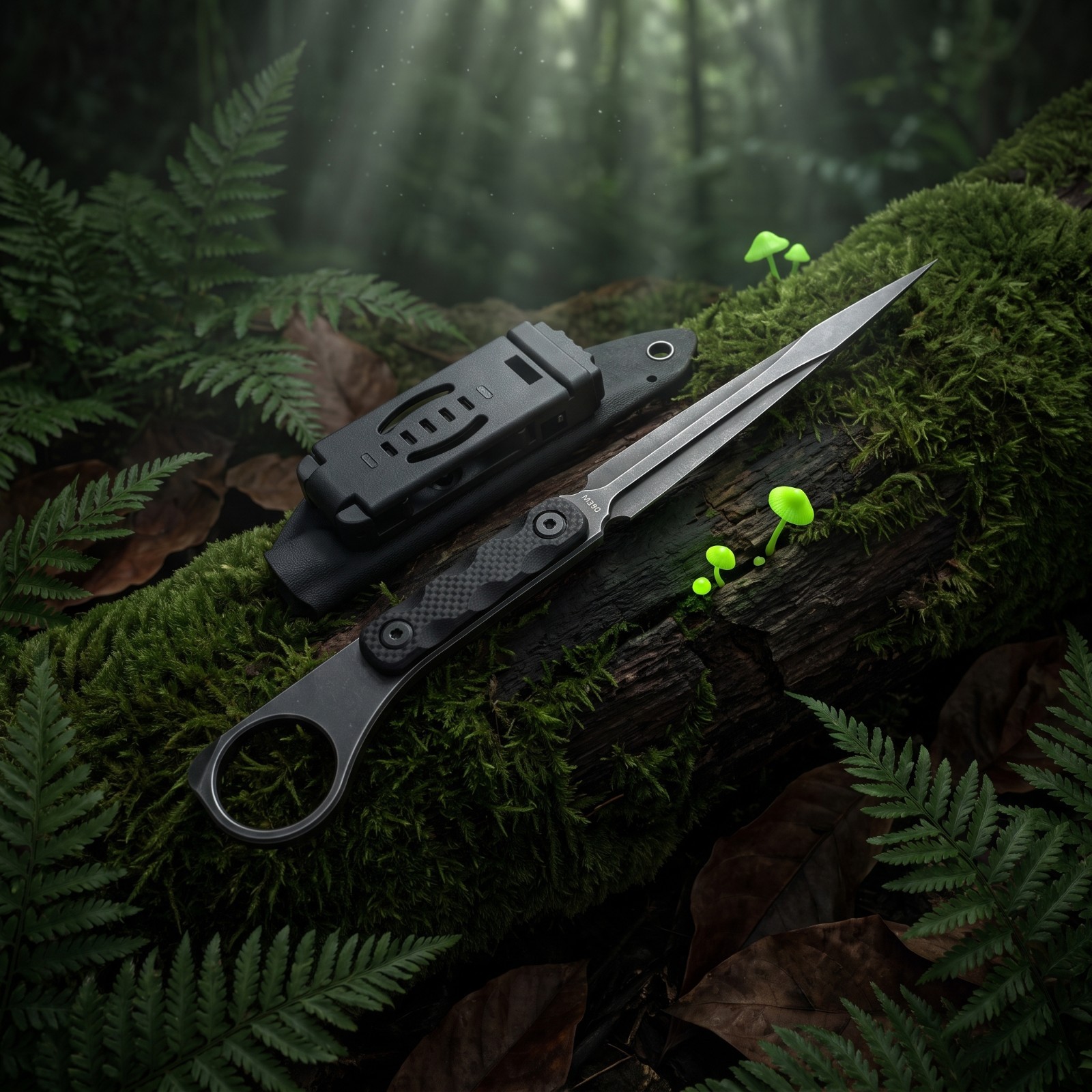Pisau Berburu Baja Keras Berku - Edc Concealed Carry Knife ulasan dan harga