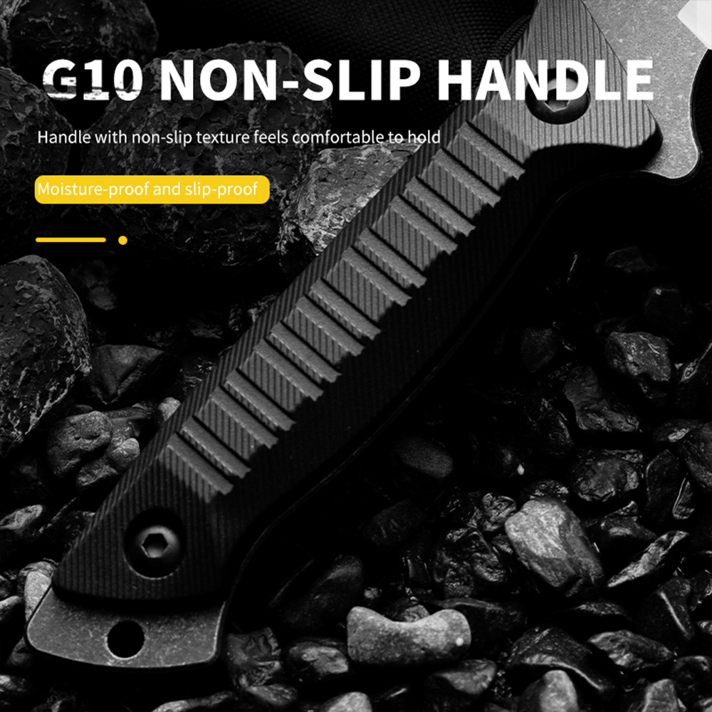 HUANGFU pisau portabel kekeras - Edc Concealed Carry Knife ulasan dan harga