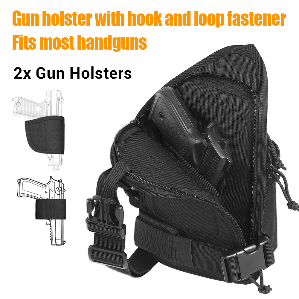 Tas Penyimpanan Pistol Taktis, - Edc Concealed Carry Bag ulasan dan harga