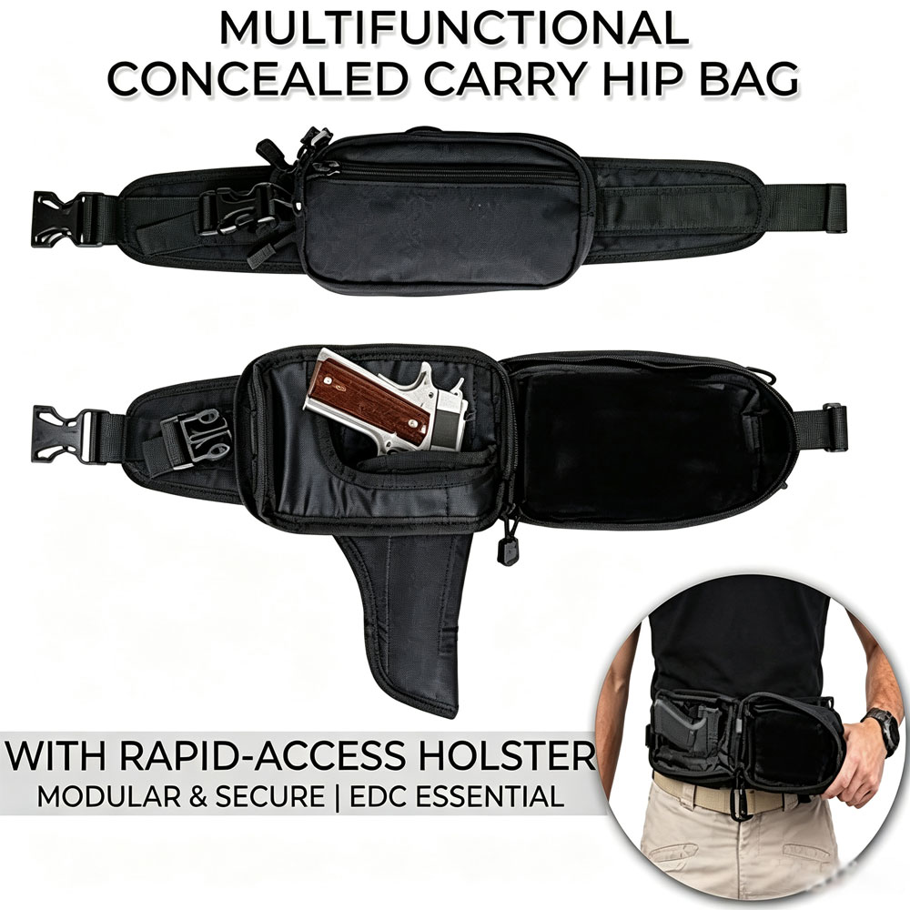 Tas Pistol Taktis, Tas Senjata - Edc Concealed Carry Bag ulasan dan harga