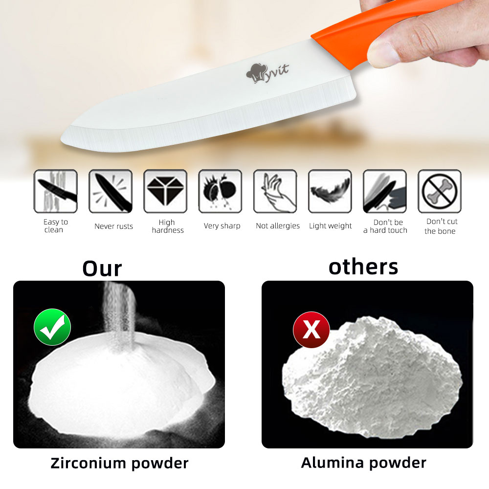 Set Pisau Keramik Pisau Dapur  - Pocket Knife Ceramic ulasan dan harga
