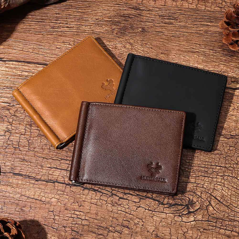 Dompet pria kulit asli, dompet - Money Clip Magnetic ulasan dan harga