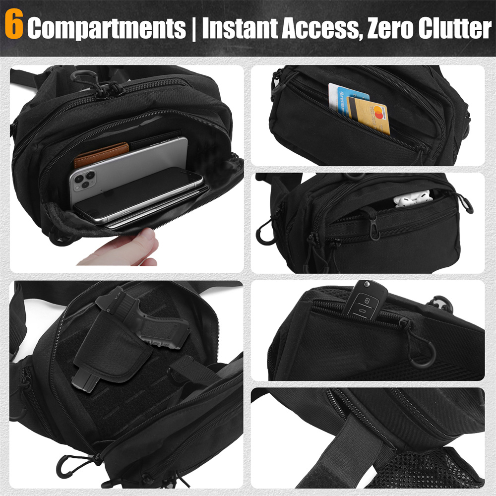 Tas Pistol Taktis, Tas Penyimp - Edc Carry Pistols ulasan dan harga