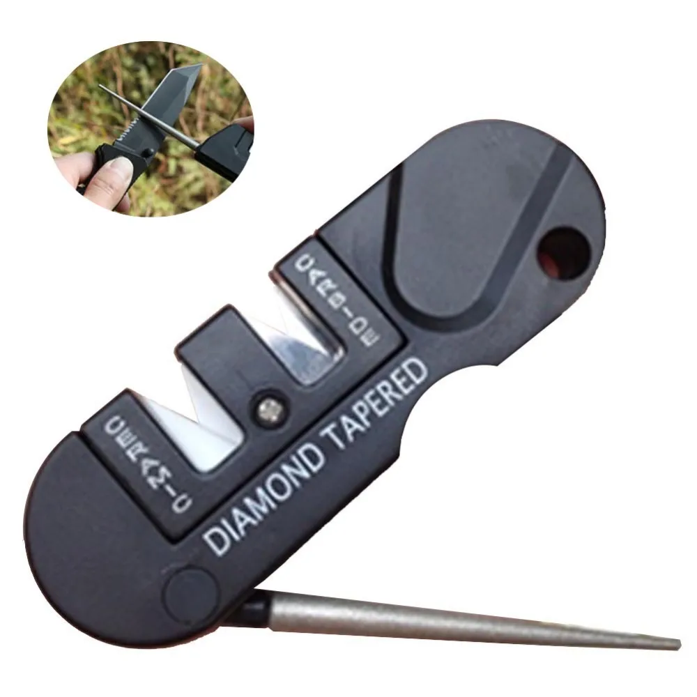 Alat Pengasah Pisau Portabel 4 - Pocket Knife Ceramic ulasan dan harga
