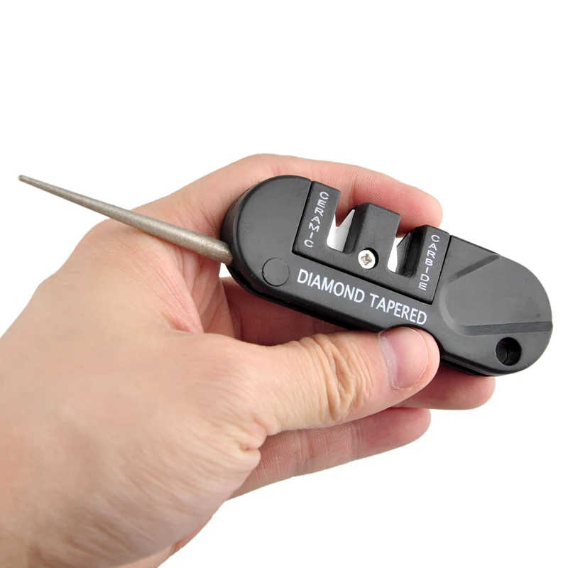 Alat Pengasah Pisau Portabel 4 - Pocket Knife Ceramic ulasan dan harga