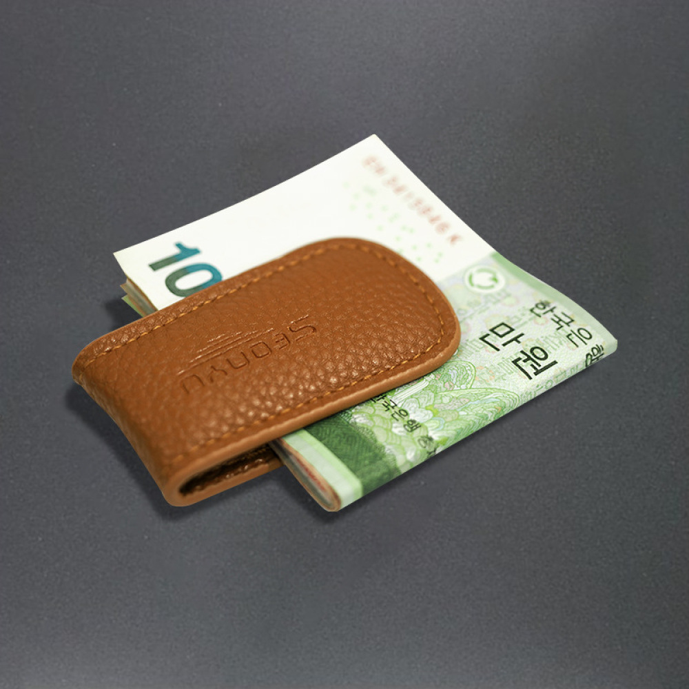 Dompet Kulit Sapi Mewah dengan - Money Clip Magnetic ulasan dan harga
