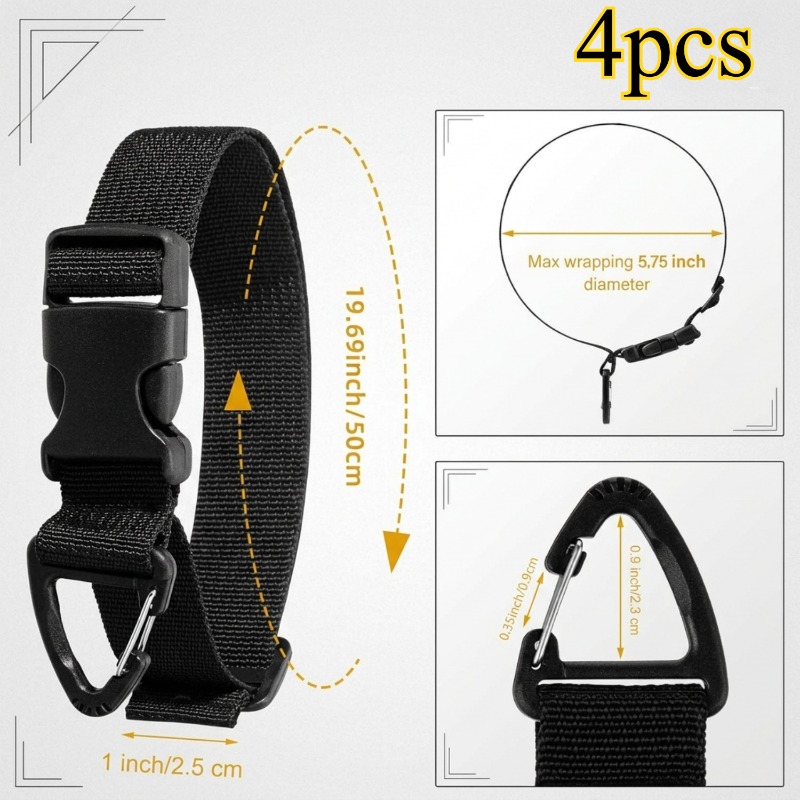 4 PCS Tali Pengikat Selang Tam - Gear Tie Reusable ulasan dan harga