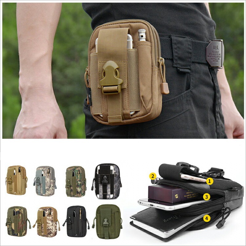 Tas pinggang kantong Molle kec - Edc Carry Kit ulasan dan harga