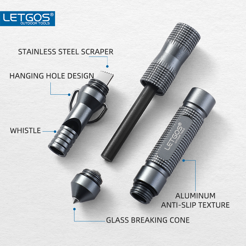 Peluit Survival Tahan Air Baru - Ferro Rod Striker ulasan dan harga
