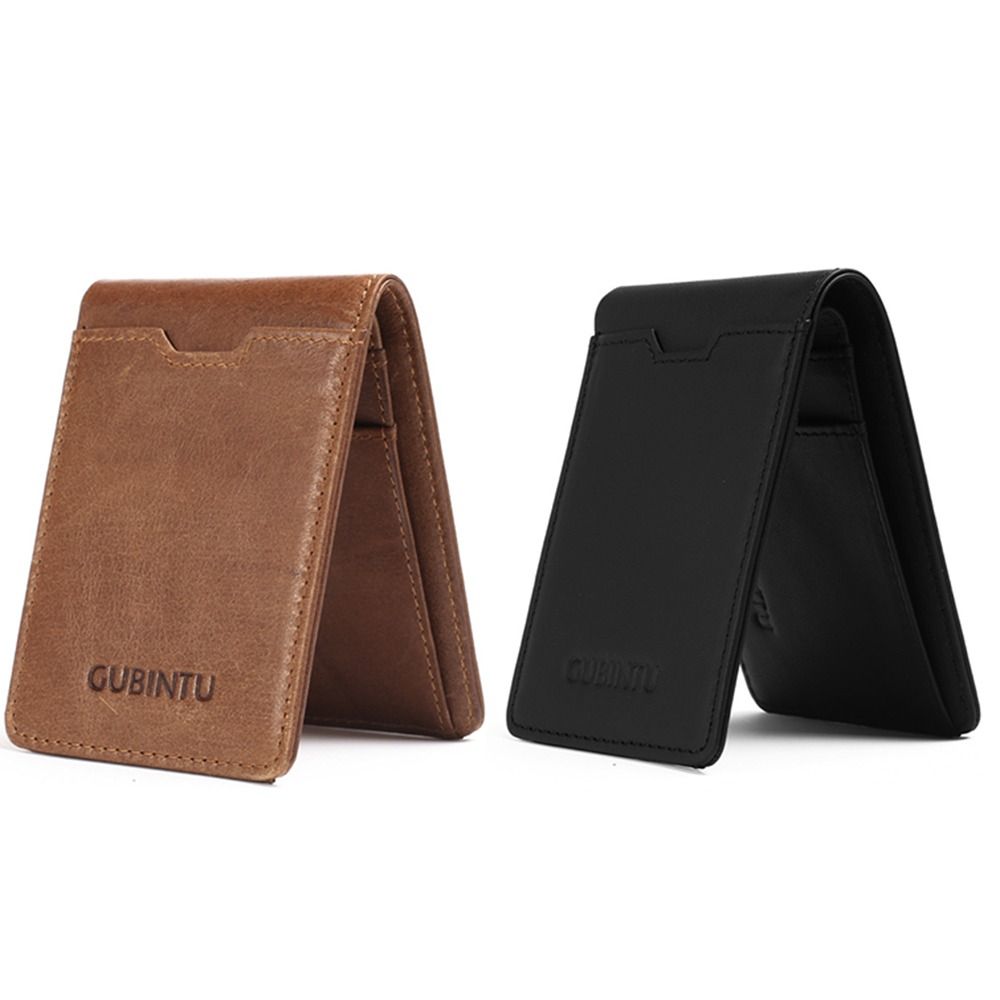 Dompet Pria Kulit Asli Tipis V - Money Clip Magnetic ulasan dan harga