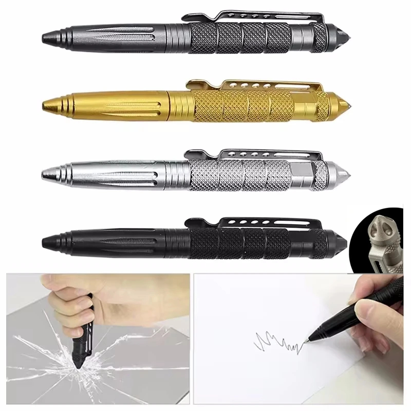 1/2/3/4 Buah Pena Taktis Multi - Pen Tactical Glass ulasan dan harga