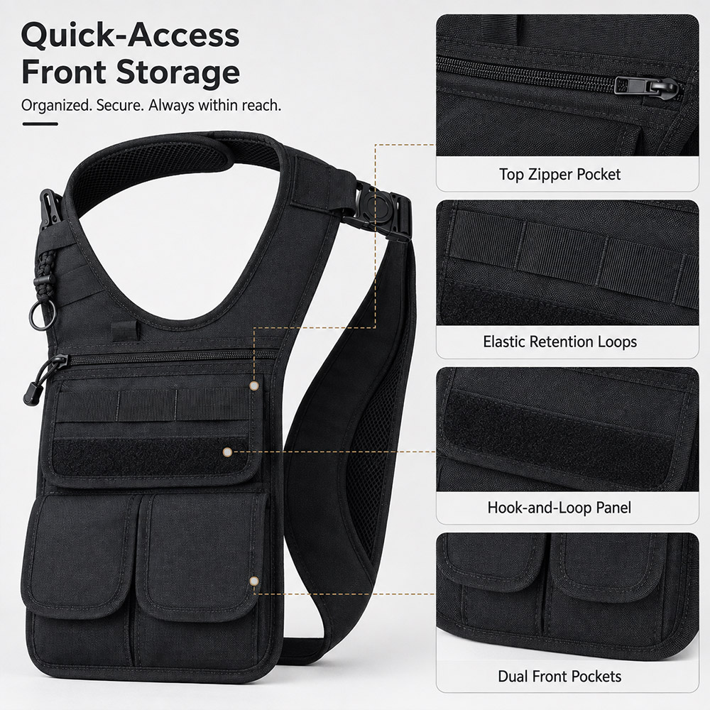 Tas Alat Taktis Tersembunyi di - Edc Concealed Carry Bag ulasan dan harga