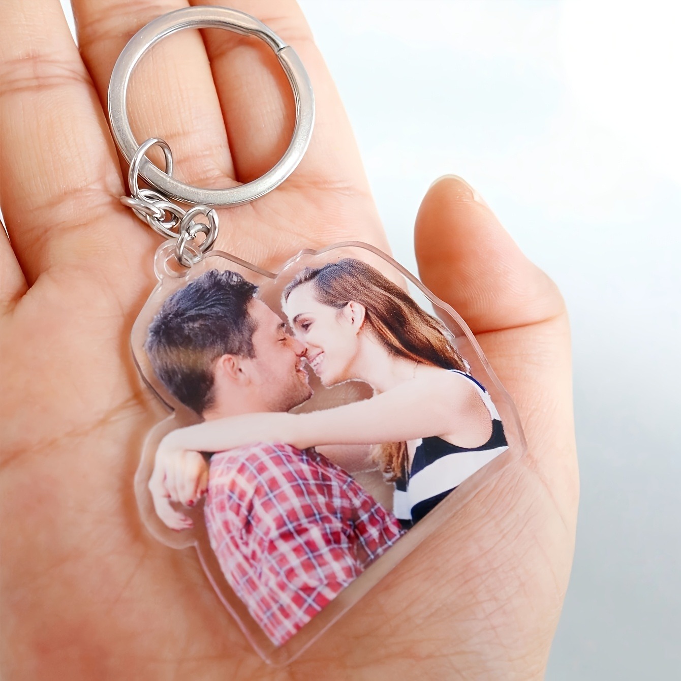 1 Gantungan Kunci Akrilik Foto - Carabiner Keychain ulasan dan harga