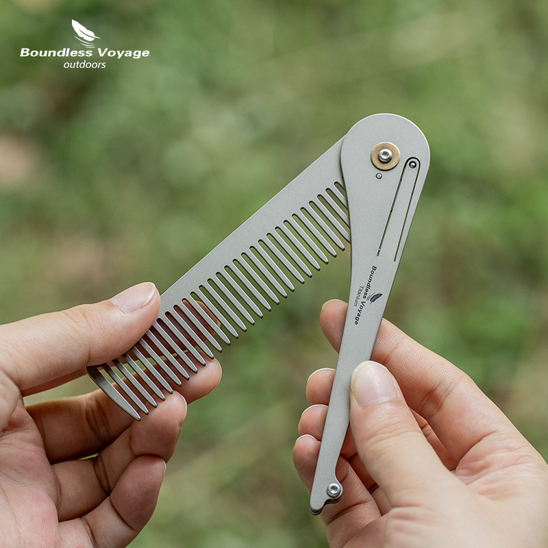 Sisir Lipat Anti-statis Titani - Comb Pocket Titanium ulasan dan harga