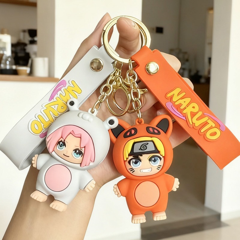 Gantungan Kunci Kartun Naruto  - Carabiner Keychain ulasan dan harga